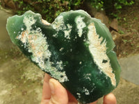 Polished Green Mtorolite / Emerald Chrome Chrysoprase Slices  x 4 From Zimbabwe - TopRock