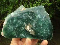 Polished Green Mtorolite / Emerald Chrome Chrysoprase Slices  x 4 From Zimbabwe - TopRock