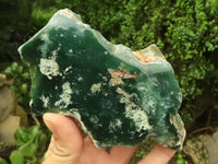 Polished Green Mtorolite / Emerald Chrome Chrysoprase Slices  x 4 From Zimbabwe - TopRock