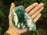 Polished Green Mtorolite / Emerald Chrome Chrysoprase Slices  x 4 From Zimbabwe - TopRock