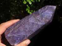 Polished Purple Lepidolite Points  x 3 From Madagascar - Toprock Gemstones and Minerals 