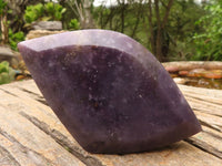 Polished Purple Lepidolite Free Forms  x 4 From Zimbabwe - Toprock Gemstones and Minerals 