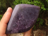 Polished Purple Lepidolite Free Forms  x 4 From Zimbabwe - Toprock Gemstones and Minerals 