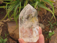 Polished Clear Quartz Crystal Points x 4 From Madagascar - TopRock