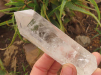 Polished Clear Quartz Crystal Points x 4 From Madagascar - TopRock