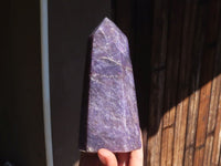 Polished Purple Lepidolite Points  x 3 From Madagascar - Toprock Gemstones and Minerals 