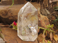 Polished Clear Quartz Crystal Points x 4 From Madagascar - TopRock