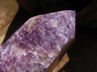 Polished Purple Lepidolite Points  x 3 From Madagascar - Toprock Gemstones and Minerals 