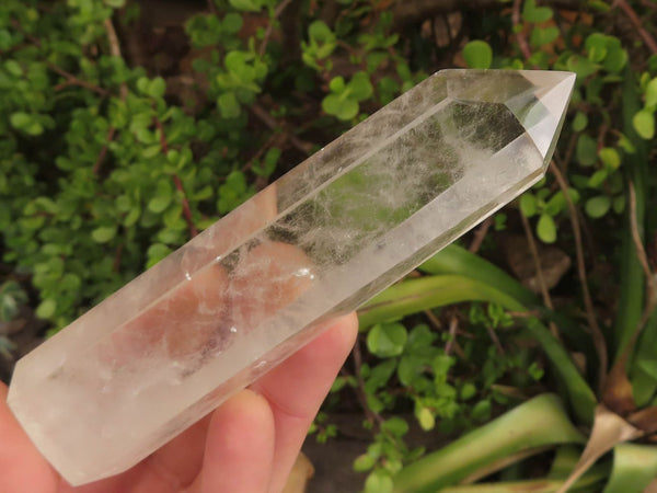 Polished Clear Quartz Crystal Points x 4 From Madagascar - TopRock