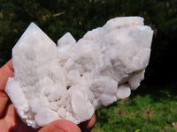 Natural White Quartz Clusters x 5 From Madagascar - TopRock