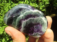 Polished Semi Translucent Watermelon Fluorite Free Forms  x 6 From Uis, Namibia - Toprock Gemstones and Minerals 