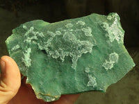 Natural Emerald Mtorolite Chrysoprase Plates  x 3 From Zimbabwe