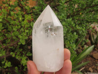 Polished Clear Quartz Crystal Points x 4 From Madagascar - TopRock