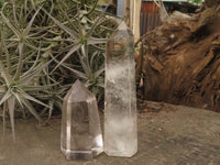 Polished Clear Quartz Crystal Points x 4 From Madagascar - TopRock