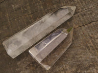 Polished Clear Quartz Crystal Points x 4 From Madagascar - TopRock