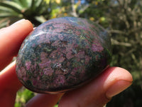 Polished Fluorescent Ruby Corundum In Chrome Verdite Free Forms x 4 From Zimbabwe - Toprock Gemstones and Minerals 