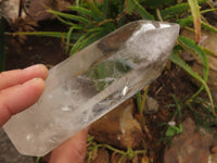 Polished Clear Quartz Crystal Points x 4 From Madagascar - TopRock