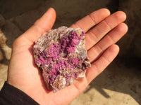 Natural Pink Salrose Cobaltion Dolomite Specimens x 6 From Kakanda, Congo