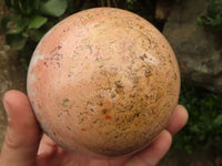 Polished Pink Feldspar Spheres  x 2 From Musina, South Africa - TopRock