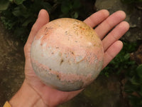 Polished Pink Feldspar Spheres  x 2 From Musina, South Africa - TopRock