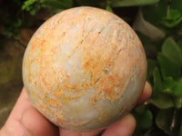 Polished Pink Feldspar Spheres  x 2 From Musina, South Africa - TopRock