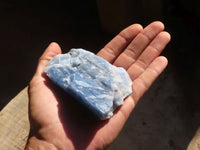 Natural New Sky Blue Calcite Specimens  x 12 From Spitzkoppe, Namibia - Toprock Gemstones and Minerals 