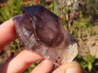 Natural Window Amethyst Crystal Specimens  x 12 From Chiredzi, Zimbabwe