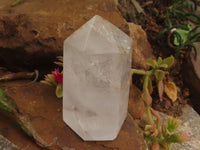 Polished Clear Quartz Crystal Points x 4 From Madagascar - TopRock