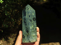 Polished Stromatolite / Kambamba Jasper Points  x 2 From Mahajanga, Madagascar - Toprock Gemstones and Minerals 