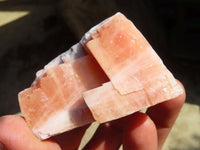 Natural New Sunset Orange Calcite Specimens  x 12 From Spitzkop, Namibia