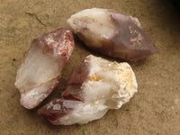 Natural Red Hematoid Phantom Quartz Crystals  x 25 From Karoi, Zimbabwe - TopRock