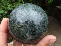 Polished Green Fuchsite Quartz Spheres  x 2 From Madagascar - TopRock