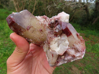 Natural Red Hematoid Quartz Clusters x 2 From Karoi, Zimbabwe - TopRock