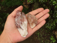 Natural Red Hematoid Phantom Quartz Crystals  x 25 From Karoi, Zimbabwe - TopRock