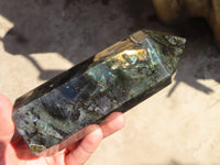 Polished Labradorite Points  x 2 From Tulear, Madagascar