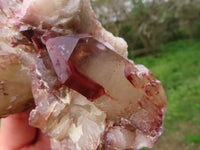 Natural Red Hematoid Quartz Clusters x 2 From Karoi, Zimbabwe - TopRock