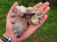 Natural Red Hematoid Quartz Clusters x 2 From Karoi, Zimbabwe - TopRock