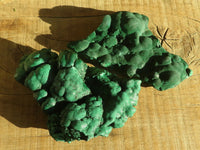 Natural Botryoidal Malachite Specimens  x 2 From Congo