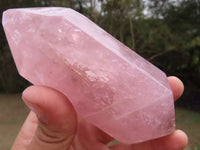 Polished Gemmy Double Terminated Rose Quartz Crystals x 4 From Ambatondrazaka, Madagascar - TopRock