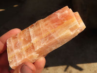 Natural New Sunset Orange Calcite Specimens  x 12 From Spitzkop, Namibia