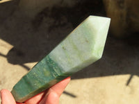 Polished Double Terminated Green Aventurine Points  x 5 From Zimbabwe