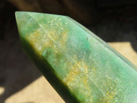 Polished Double Terminated Green Aventurine Points  x 5 From Zimbabwe