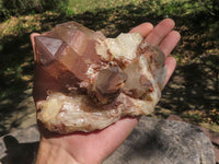 Natural Red Hematoid Phantom Quartz Clusters  x 3 From Karoi, Zimbabwe - TopRock