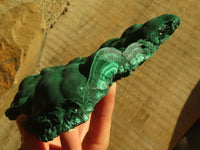 Natural Botryoidal Malachite Specimens  x 2 From Congo