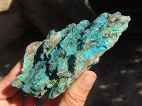 Natural Rough Blue Shattuckite Specimens  x 3 From Kaokoveld, Namibia - Toprock Gemstones and Minerals 