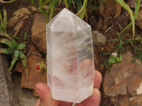 Polished Clear Quartz Crystal Points x 4 From Madagascar - TopRock