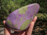 Polished Stunning Larger Beautiful Purple Stichtite Free Forms  x 2 From Barberton, South Africa - TopRock