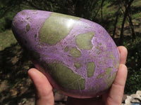 Polished Stunning Larger Beautiful Purple Stichtite Free Forms  x 2 From Barberton, South Africa - TopRock