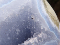 Polished Blue Lace Agate Standing Free Forms  x 2 From Nsanje, Malawi - Toprock Gemstones and Minerals 