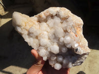 Natural Large Candle Quartz Crystals  x 2 From Madagascar